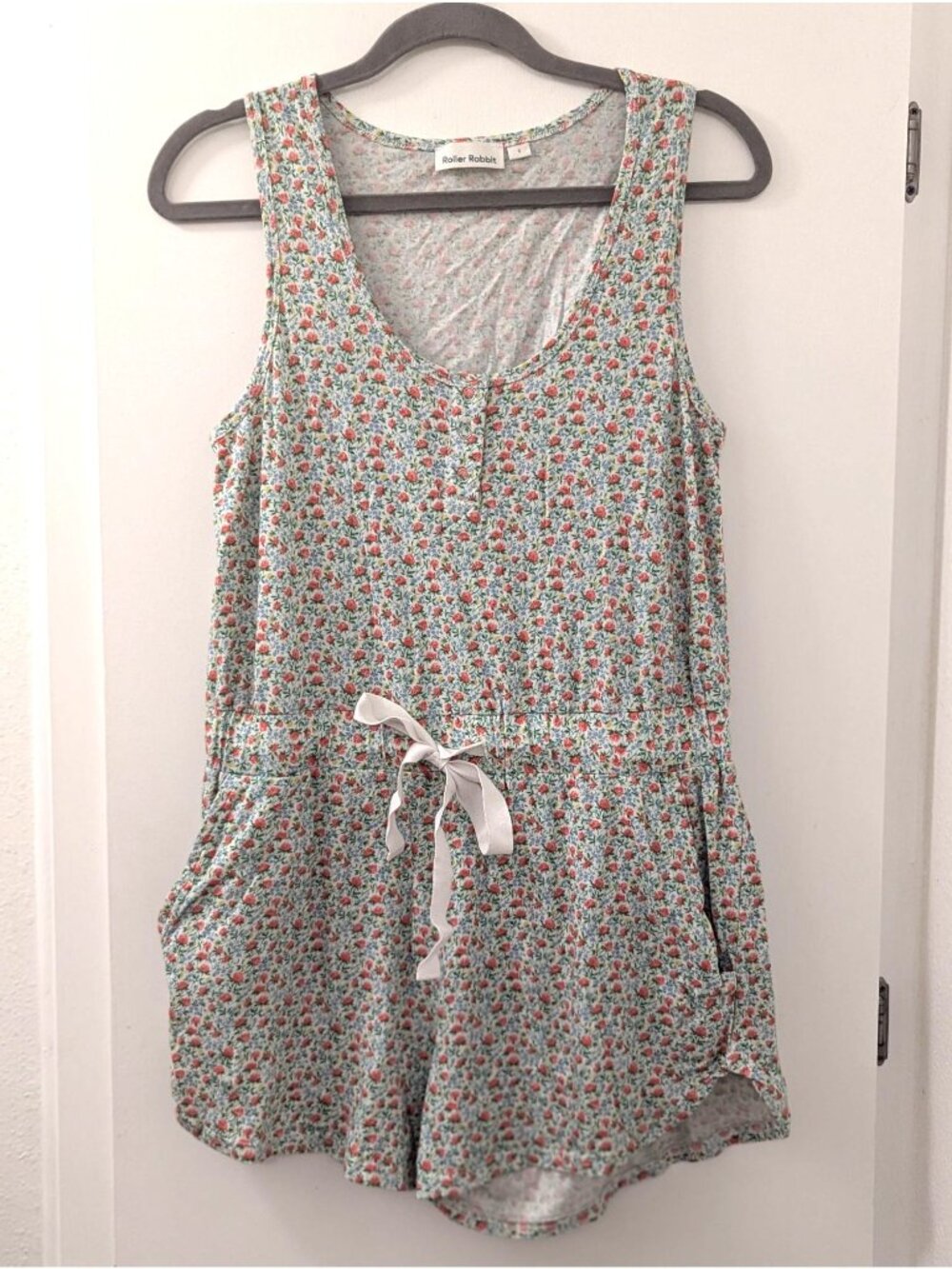 Roller Rabbit Liberty London Romper Anthropologie Canyon Clover Floral- S